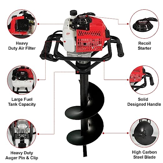 Balwaan 63cc Earth Auger with 12 inch Bit | BE-63